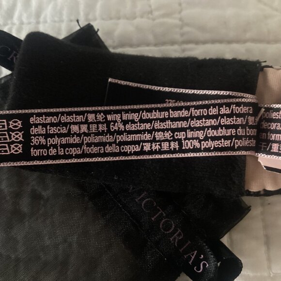 NWT Victoria’s Secret Very Sexy 32C Push Up Padded Multi-way Black Lace Bra - Picture 10 of 10